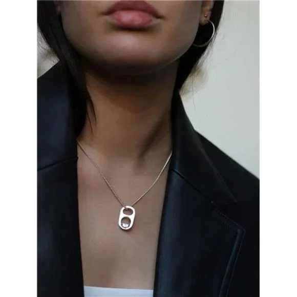 Jewelry Frodete 18k Gold Soda Tab Necklace Obx Necklace Trendy